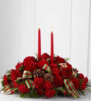 The FTD® Holiday Classics™ Centerpiece by BHG® 