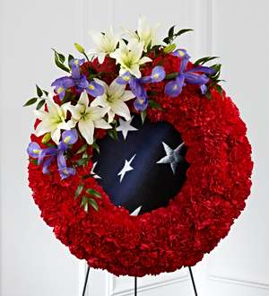 The FTD® To Honor One`s Country™ Wreath